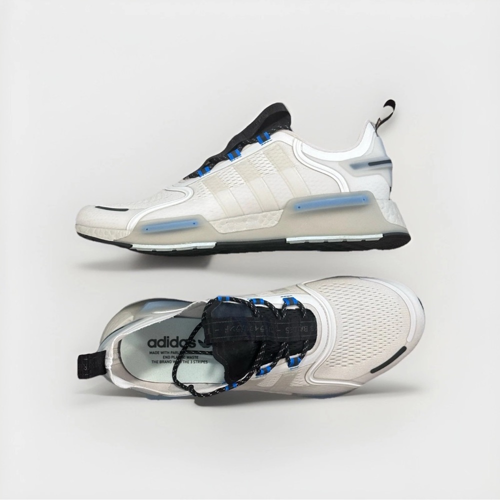 Adidas White and Gray Casual Shoes